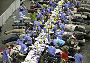 Nearly 300 dentists volunteered their time to help patients in need at the 2012 Arizona Mission of Mercy.